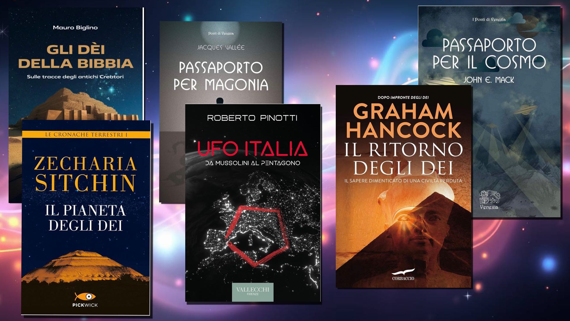 I migliori libri in italiano su ufo e anunnaki antichi astronauti da Pinotti a John Mack e altri