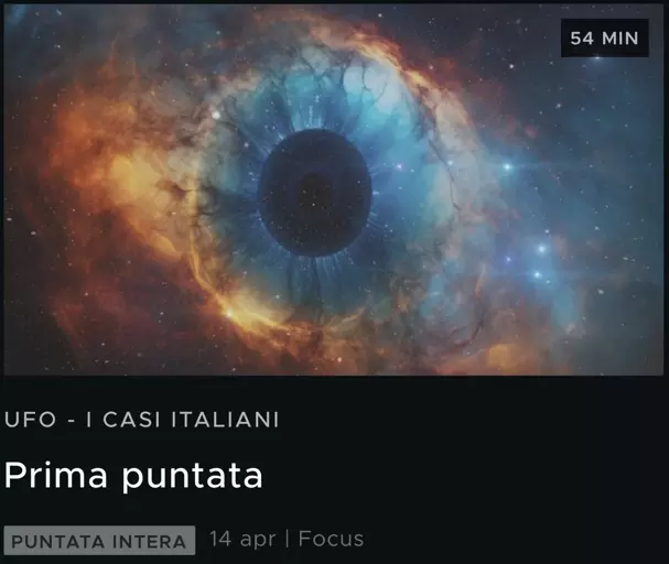 Guardate Ufo I casi italiani, su Focus: è un ottimo documentario 